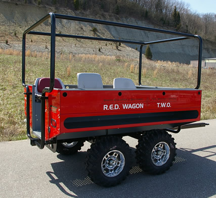 Remote Evacuation & Deployment R.E.D. Wagon T.W.O. Trail Wildland & Off-road